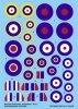 Techmod 72022 - British National Insignias - Supermarine Spitfire (1:72)
